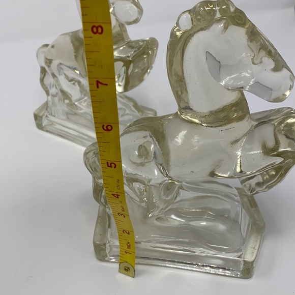 Vintage 1940s LE Smith Glass Horses Set of 2 - Picture 8 of 9